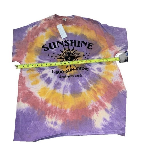 Urban Outfitters Sunshine Tie Dye Dad Tee - Picture 9 of 10